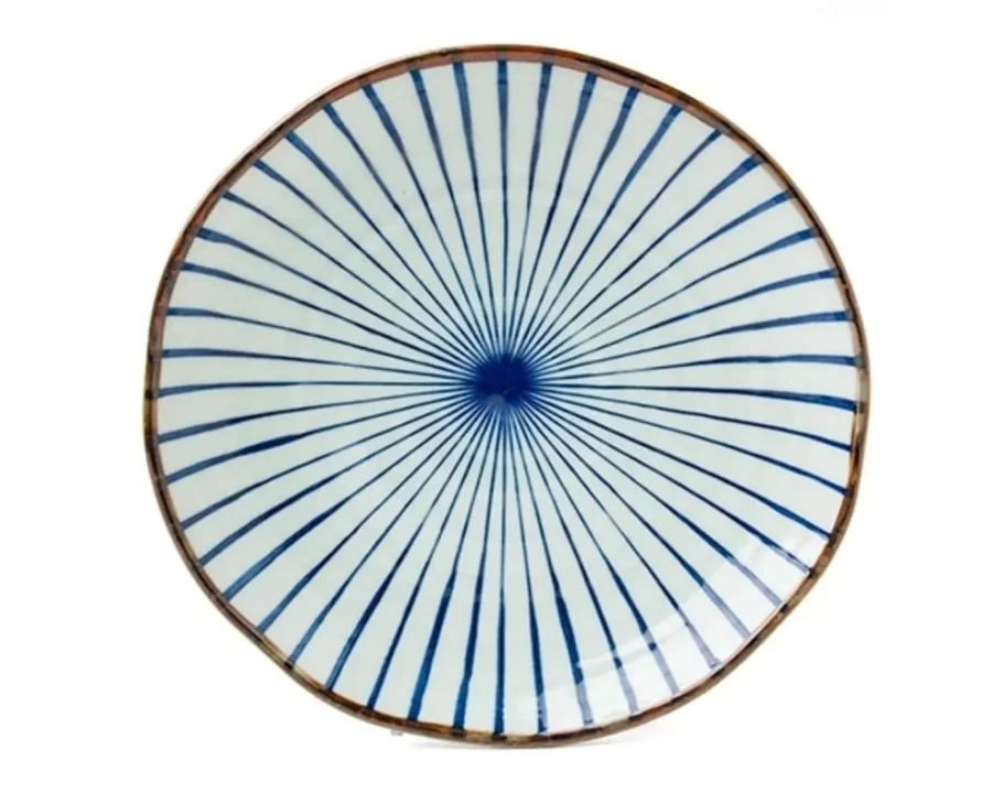 Miya Company Tokusa 9-Inch Ceramic Plate – Durable Dinnerware for Everyday Use