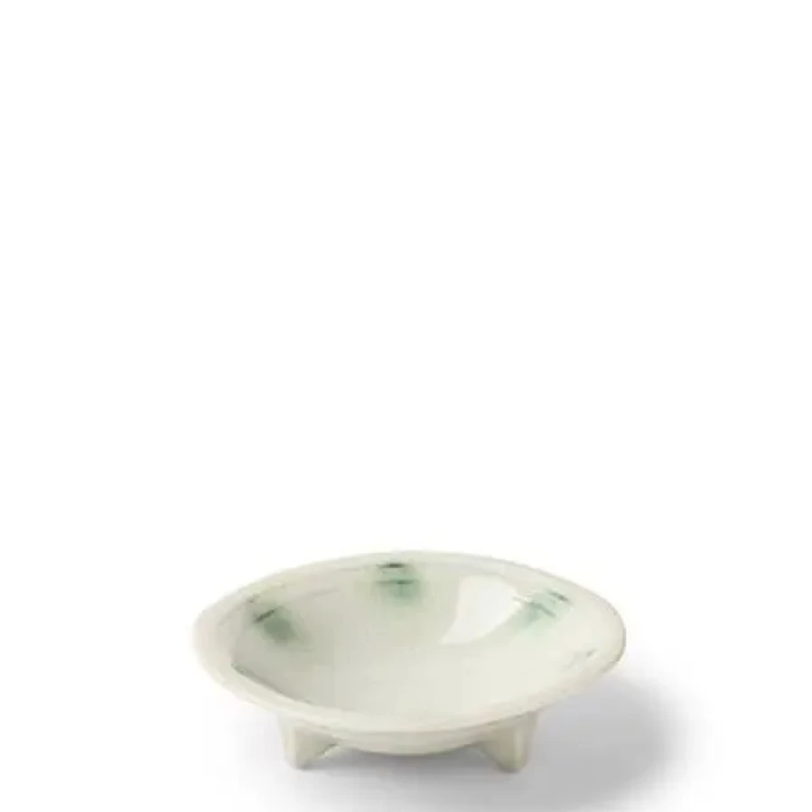 Miya Company 4 Inch Ivory Dotted Sauce Bowl – Elegant Ceramic Serving Dish for Desserts & Dips