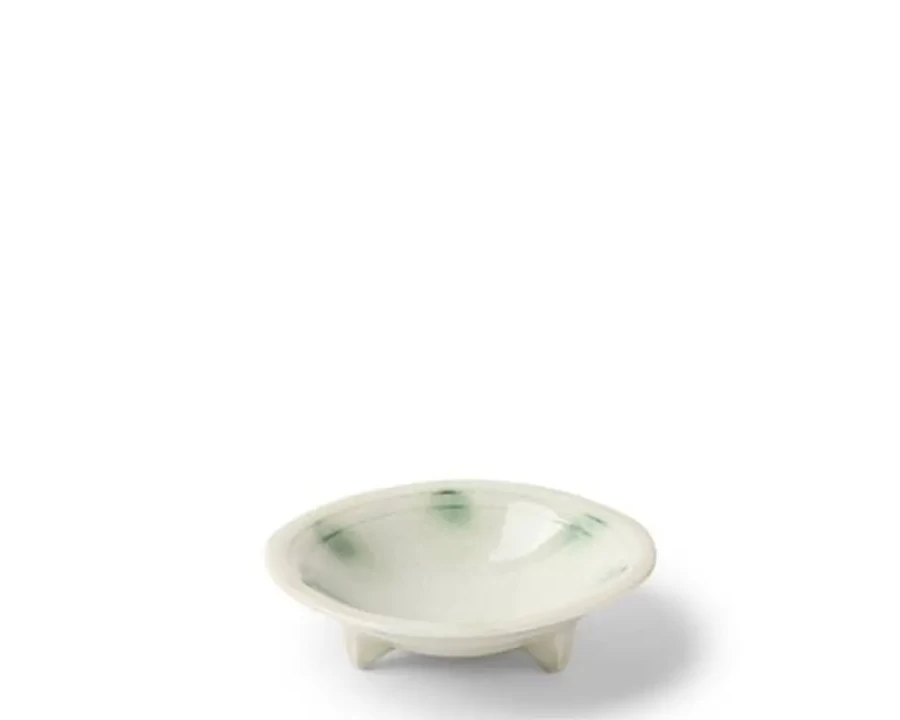 Miya Company 4 Inch Ivory Dotted Sauce Bowl – Elegant Ceramic Serving Dish for Desserts & Dips