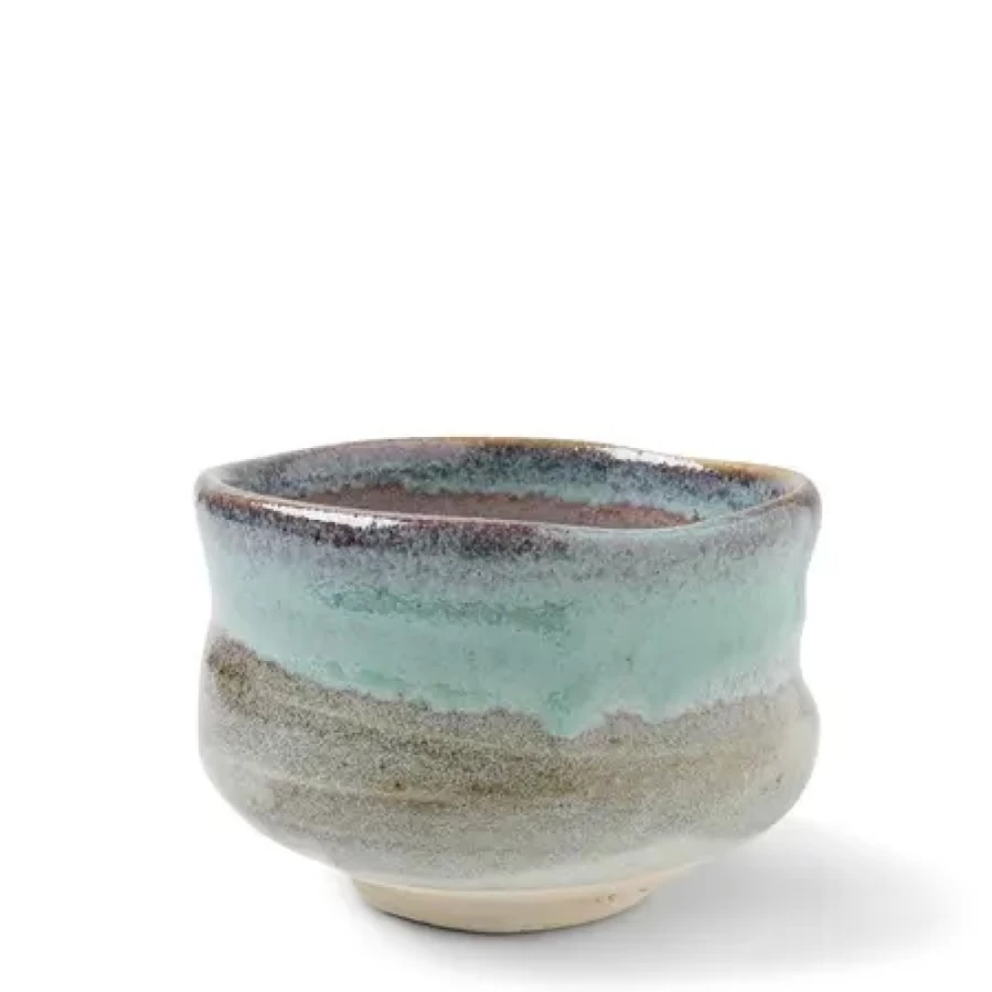 "Premium Matcha Bowl - Handcrafted Jade Ceramic Tea Set by Miya Company"