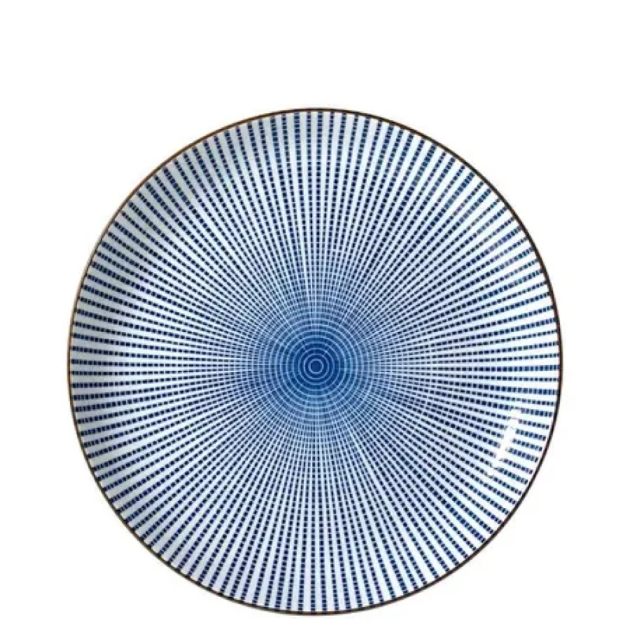 Miya Company Sendan Tokusa 7.25-Inch Ceramic Plate – Handcrafted Japanese Dinnerware
