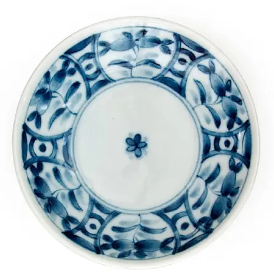 Miya Company 3.75" Decorative Ceramic Sauce Dish with Elegant Patterns for Dining & Serving