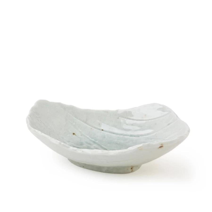 Miya Company Coral Blue Ceramic Bowl – Handcrafted Decorative Serving Bowl for Home & Kitchen