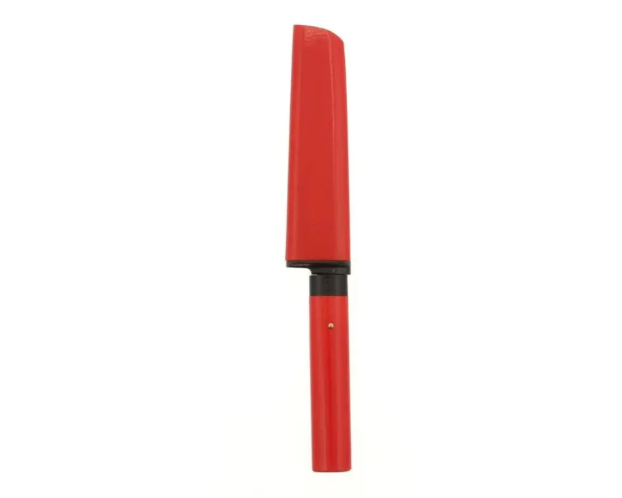 Miya Company Red Cheese Knife with Protective Sheath - Stainless Steel Blade for Safe & Easy Cutting